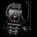 Waterproof Square Men Watch with Calendar - 50m