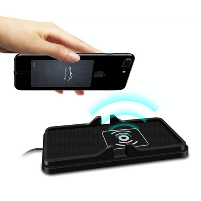 C6 15w 2 In 1 Multi-function Car Wireless Charger Anti-slip