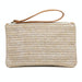 Straw Clutch Coin Purse Summer Beach Bag