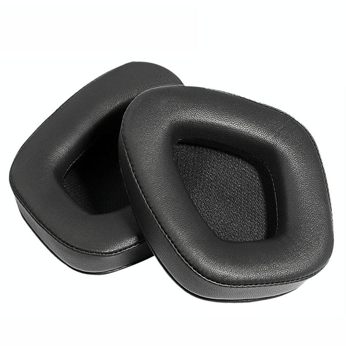 2 Pcs Replacement Earpads For Corsair Void Pro Elite - Black Lamb Leather