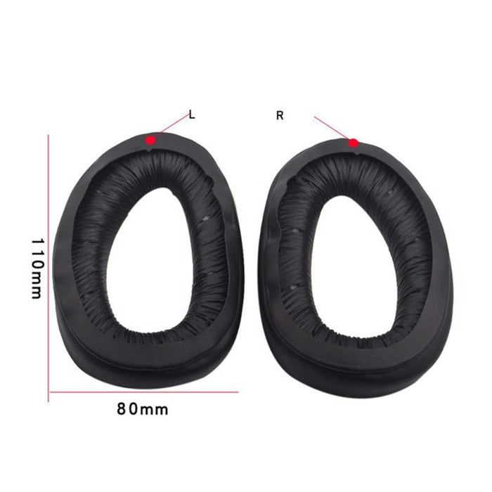 2 Pcs Headphone Sleeve Cover For Sennheiser Gsp300 Gsp370 Gsp350 - Black Head Beam