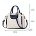 Material Contrast Colour Ladies Handbag