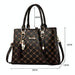 Spacious Print Handbag - Large Capacity