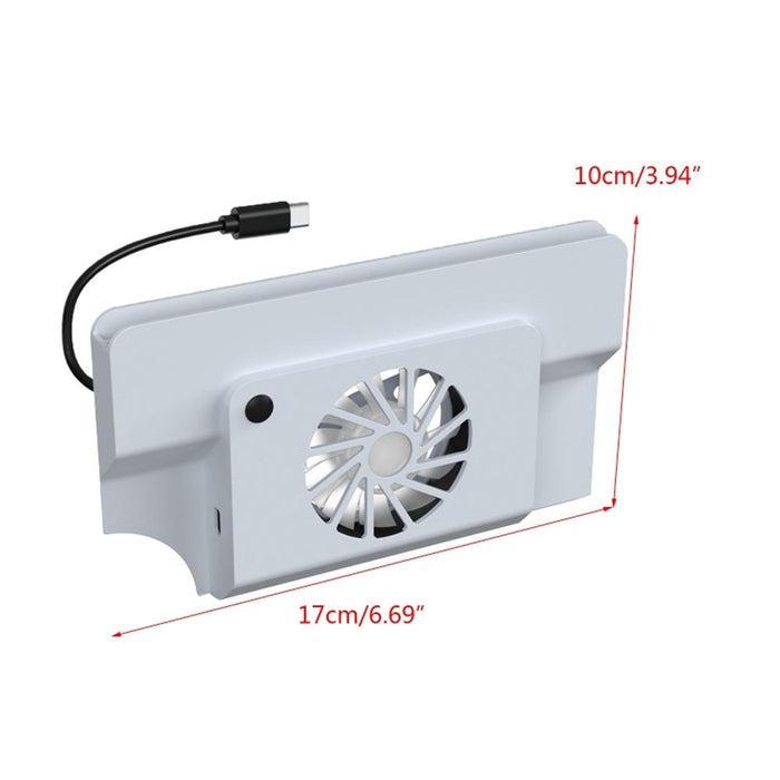 Switch Oled Cooling Fan With Storage Slot