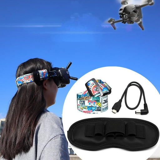 Fixed Strap for Dji Fpv Goggles V2 - Graffiti Headband