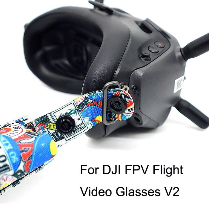 Fixed Strap for Dji Fpv Goggles V2 - Graffiti Headband