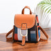 Stylish Ladies Leather Backpack - Soft Pu Material