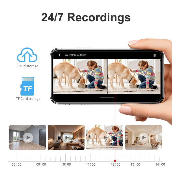 S20 Home Mobile Phone Remote Monitor Two-Way Voice Intercom Hd Wifi Camera