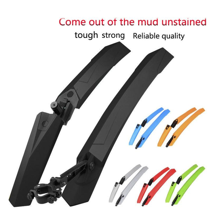 Green Quick Release Bike Mudguards 2632 Style