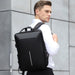 Anti-theft Hard Shell Backpack for Men with Alloy Frame
