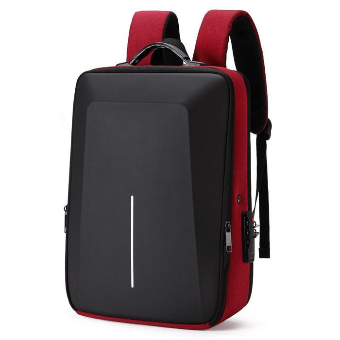 Hard Shell Backpack Alloy Frame Anti-theft Computer Bag