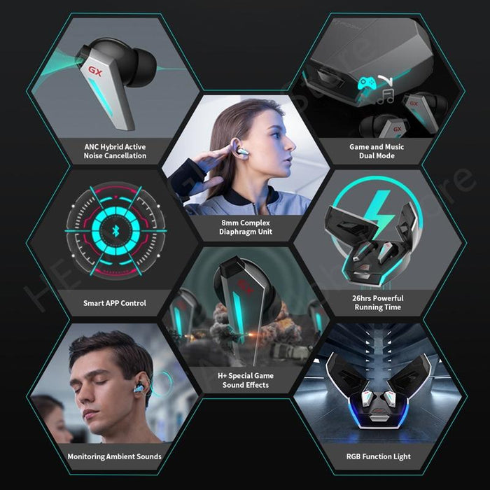 Waterproof And Dustproof Wireless Bluetooth Gaming Earphone