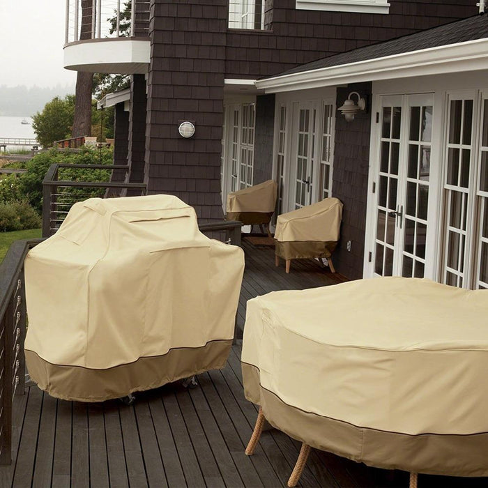 Waterproof Bbq Cover with Sundry Bag - Oxford Cloth