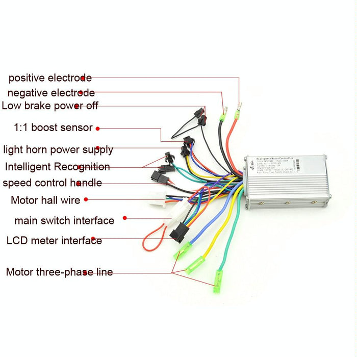 866 250w 350w Universal Electric Bicycle Scooter Controller