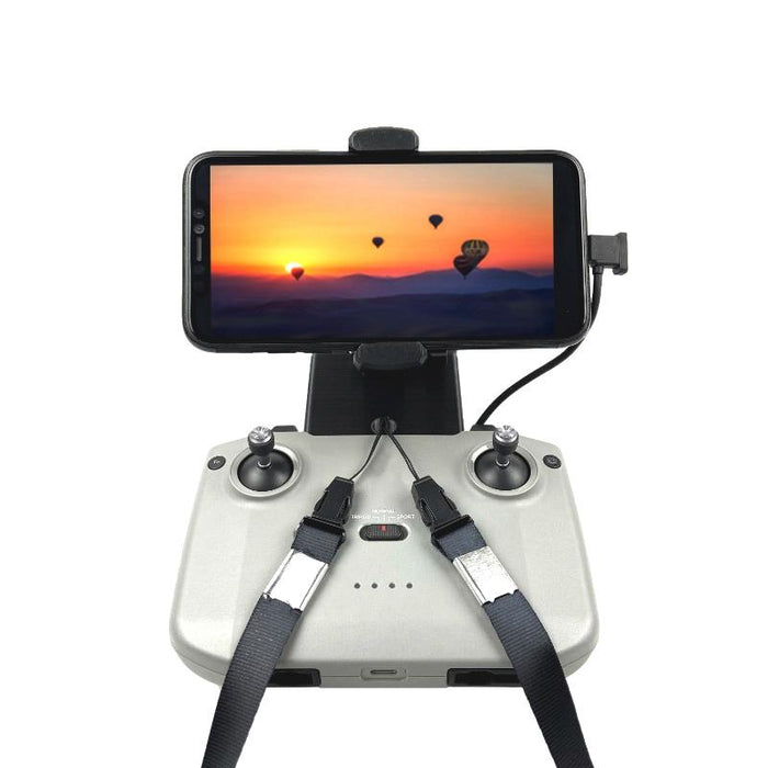 Remote Control Extension Phone Holder With Lanyard For Dji