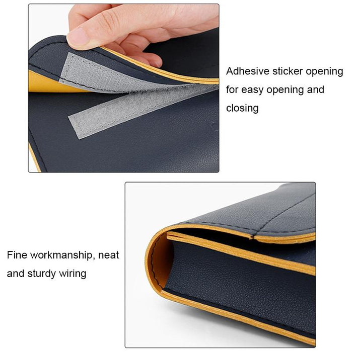 Bn-Q009 Small Leather Mouse Charger Storage Bag