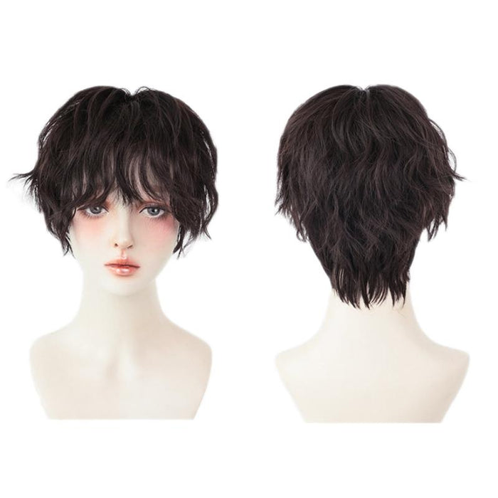 Tea Fluffy Full Head Wig For Women