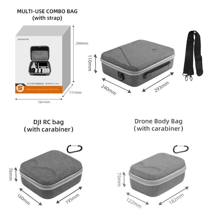 Drone Protective Storage Bag For Dji Mini 3 Pro Rc