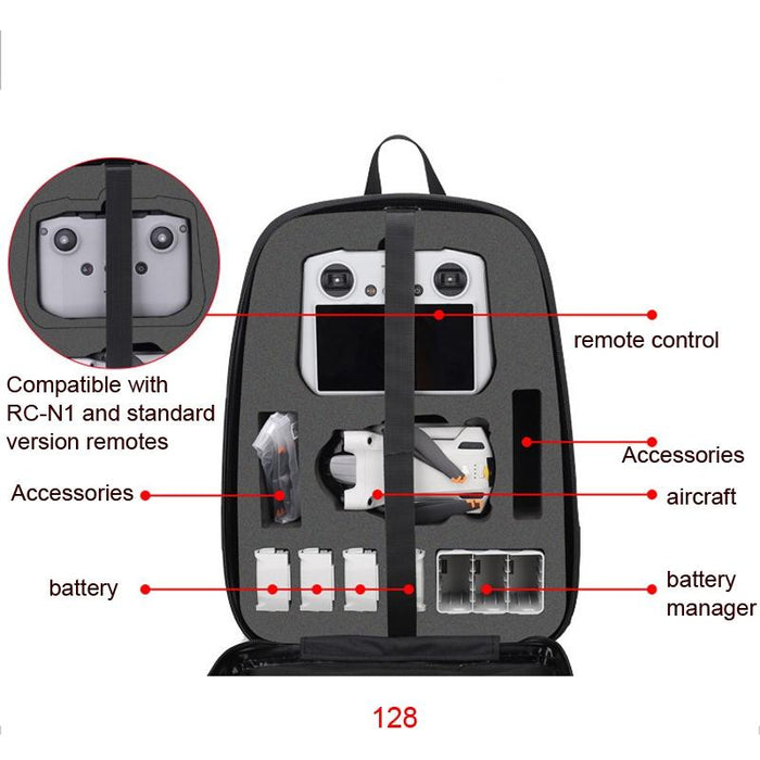 Waterproof Compression Hard Shell Backpack For Dji Mini 3