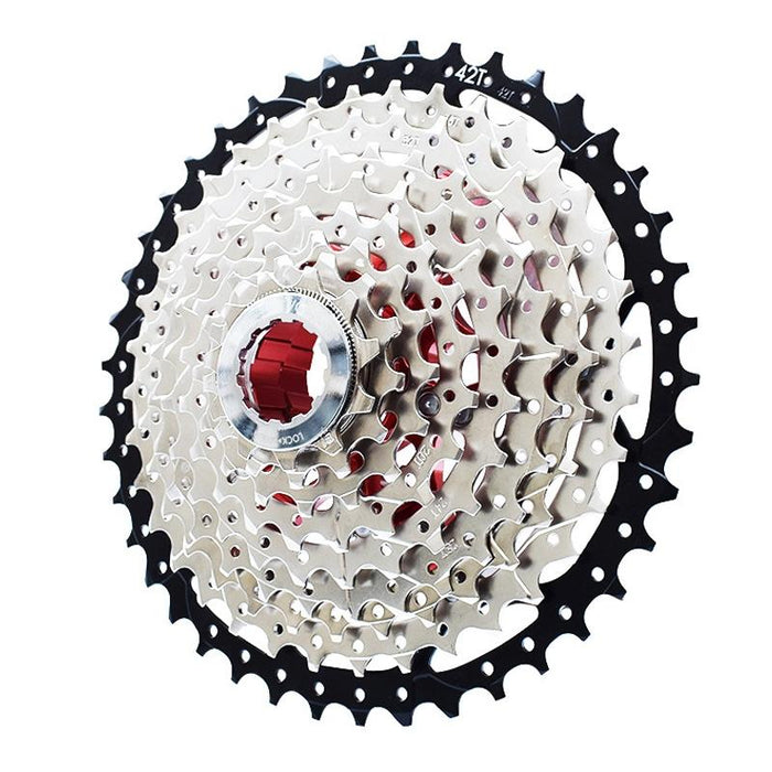 Lightweight 9-Speed 46T Mtb Cassette Flywheel Silver