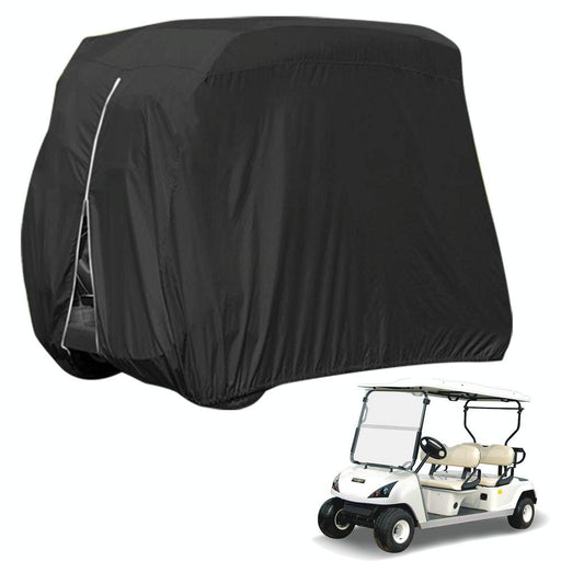 Waterproof Golf Cart Cover - 242 x 122 168 Cm - Black