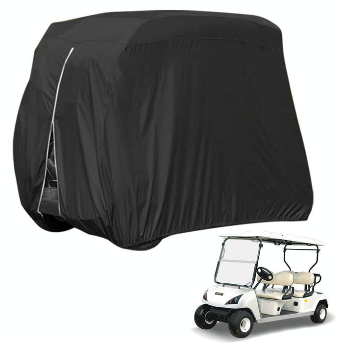 Waterproof Golf Cart Cover - 242 x 122 168 Cm - Black