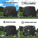 Waterproof Golf Cart Cover - 242 x 122 168 Cm - Black