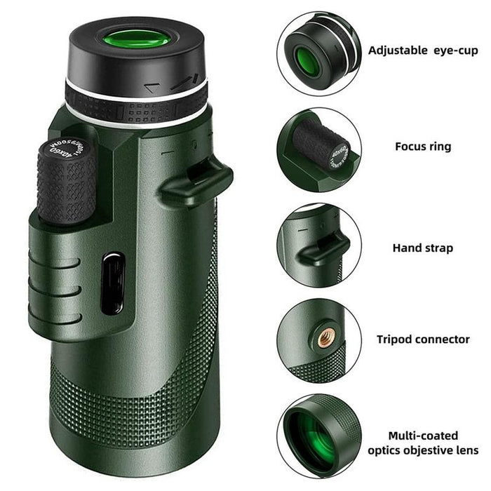 40X60 Outdoor Night Vision High Power Hd Monocular Standard