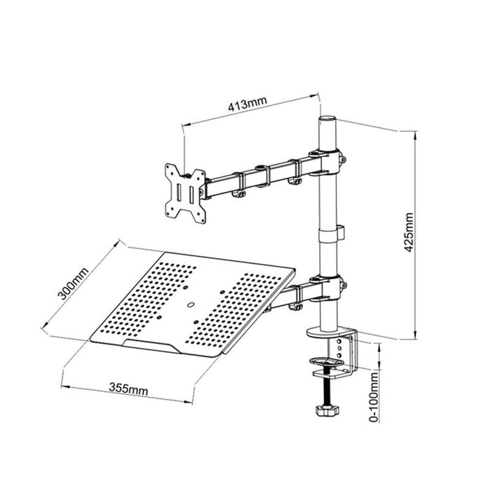 Laptop Stand Desktop Dual Purpose Computer Lift Rotatable