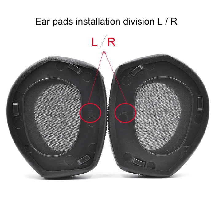 2 Pcs Earpad For Sennheiser Hdr Rs165 Rs175 Rs185 Rs195 - Velvet Cloth Earmuff