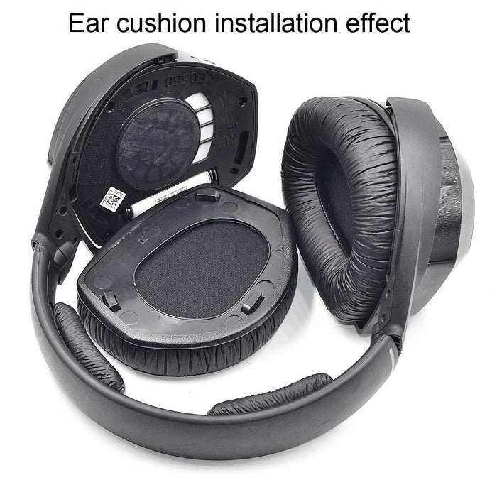 2 Pcs Earpad For Sennheiser Hdr Rs165 Rs175 Rs185 Rs195 - Velvet Cloth Earmuff