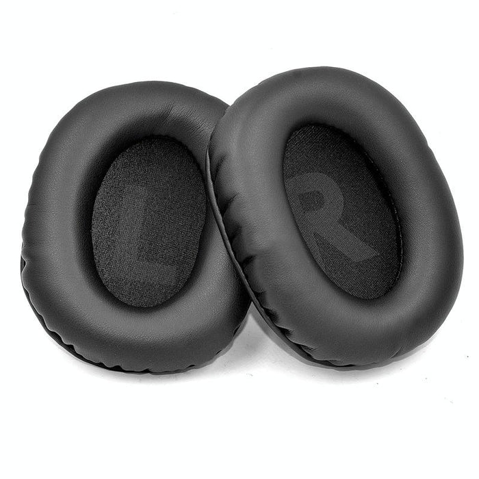 1 Pair Memory Foam Earpads For Logitech Logitech G Pro/G Pro X Black Protein Leather