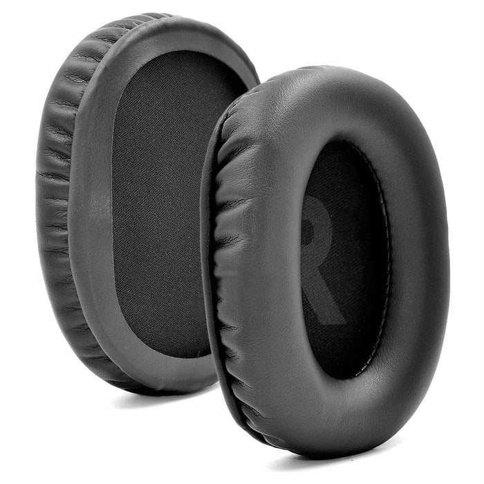 1 Pair Memory Foam Earpads For Logitech Logitech G Pro/G Pro X Black Protein Leather