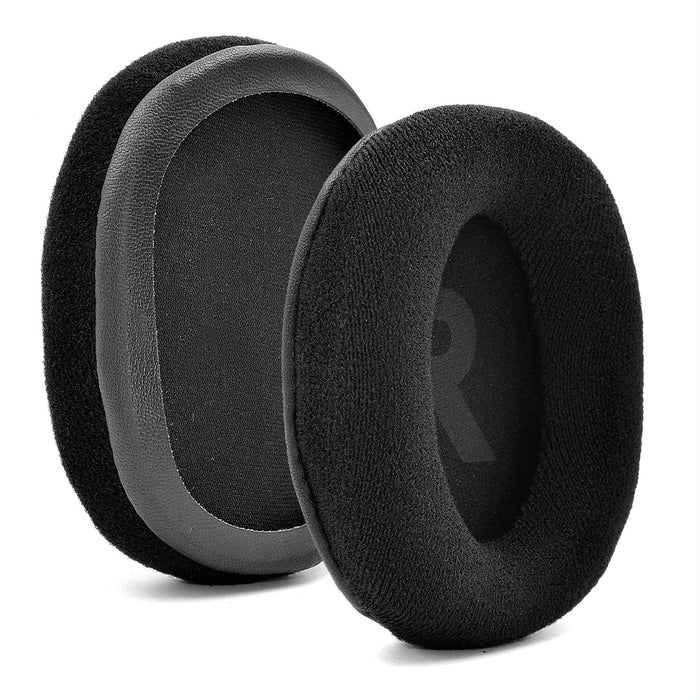 1 Pair Memory Foam Earpads For Logitech Logitech G Pro/G Pro X Black Protein Leather