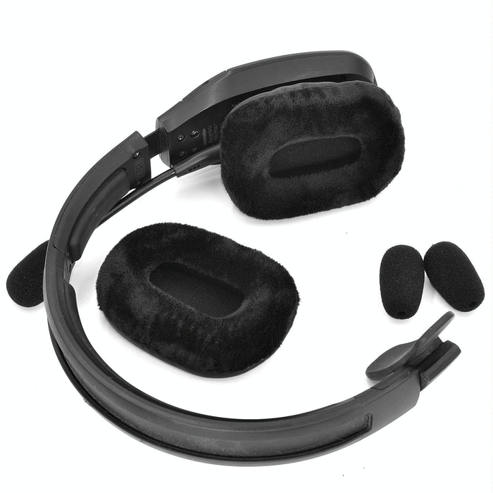 2 Pcs Velvet Earmuffs For Vxi Blueparrott B450-Xt B450Xt