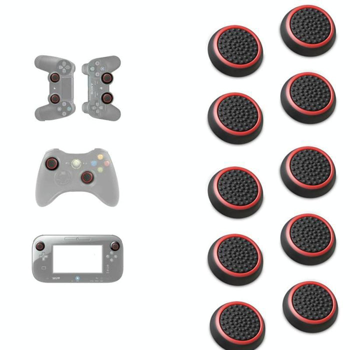 10 Pcs Gamepad Silicone Luminous Button Cap Rocker Cap For Ps5/Ps4/Ps3/One/360/Pro/Series X/S