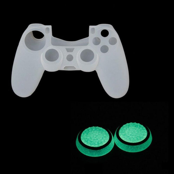 10 Pcs Gamepad Silicone Luminous Button Cap Rocker Cap For Ps5/Ps4/Ps3/One/360/Pro/Series X/S