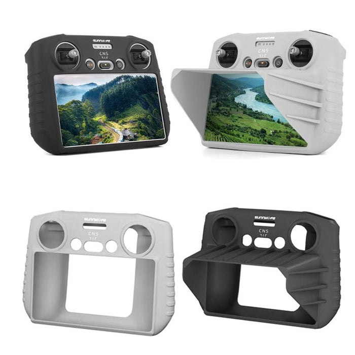 For Dji Rc Remote Control Silicone Protective Case With Hood