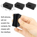 3pcs Short Circuit Resistant Battery Silicone Dust Cover