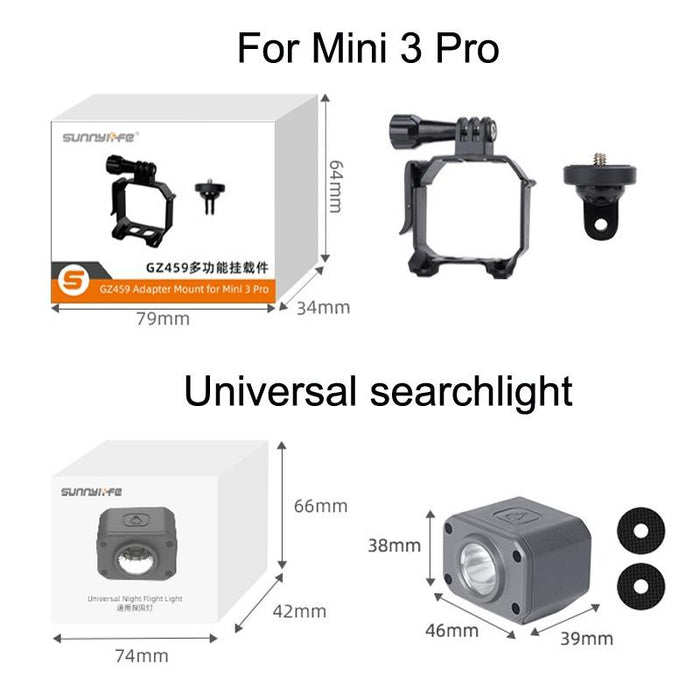 Mm3 Gz459 Dji Mini 3 Pro Gopro10 Action Camera Mount