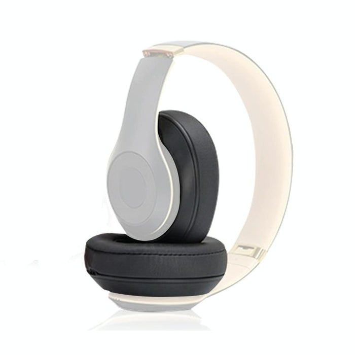 2 Pcs Leather Soft Breathable Headphone Cover For Beats Studio 2/3 - White