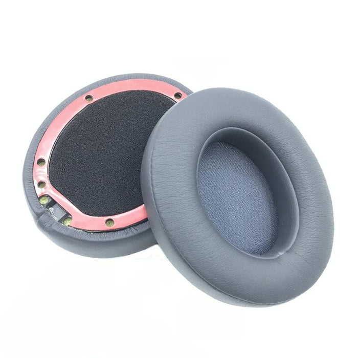 2 Pcs Leather Soft Breathable Headphone Cover For Beats Studio 2/3 - Titanium Gray