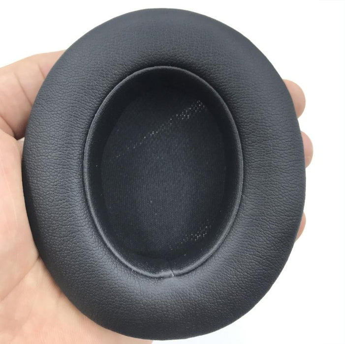 2 Pcs Leather Soft Breathable Headphone Cover For Beats Studio 2/3 - Sheepskin Black