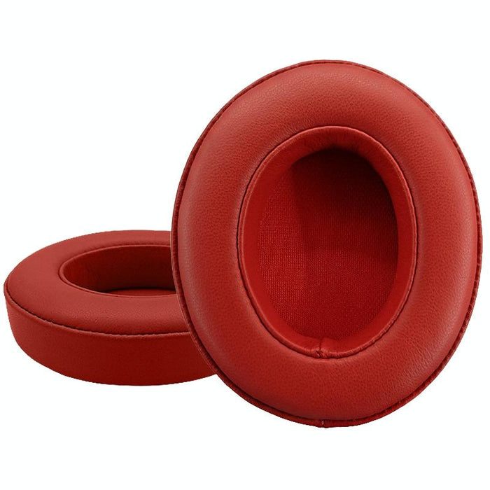 2 Pcs Leather Soft Breathable Headphone Cover For Beats Studio 2/3 - Sheepskin Red