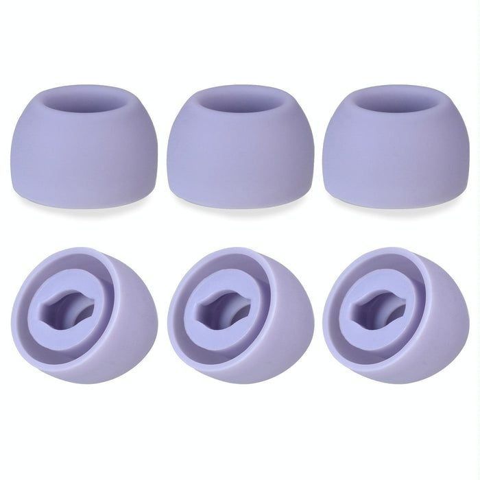 6 Pcs Silicone Earplugs For Tws Samsung Galaxy Buds Pro Large Black