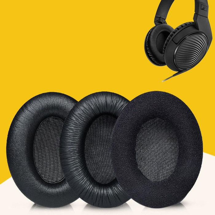 2 Pcs Breathable Foam Headphone Sleeves Earmuffs For Sennheiser Hd200 Pro - Wrinkled