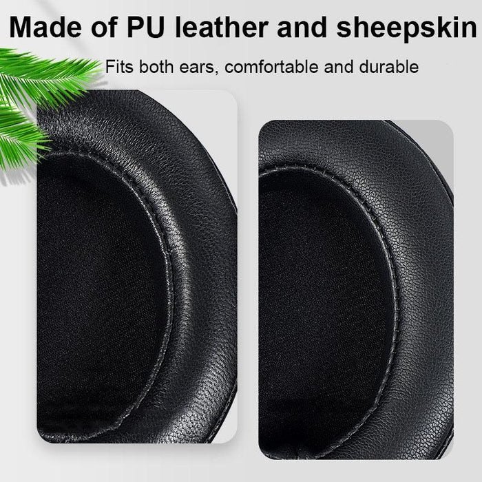 2 Pcs Breathable Foam Headphone Earmuffs With Buckle For Sennheiser Momentum 3 - Black Protein