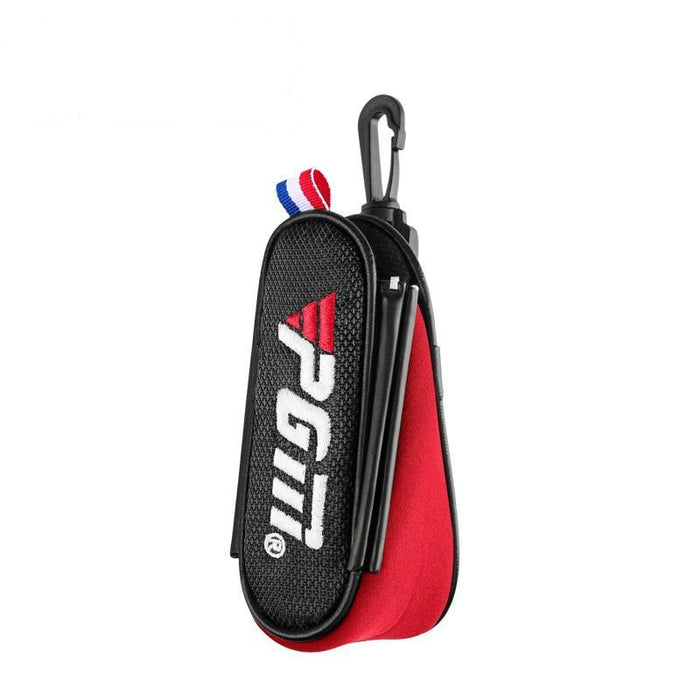 Lightweight Magnetic Golf Ball Bag - Black