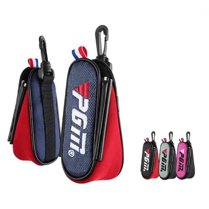 Lightweight Magnetic Golf Ball Bag - Black