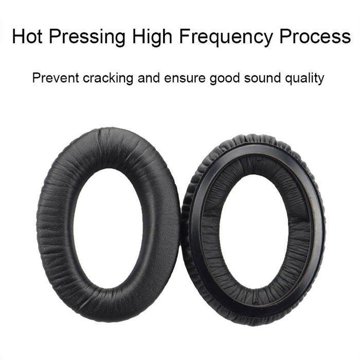 2 Pcs Headset Earmuffs Sponge Case For Sennheiser Pxc450/Pxc350/Pc350 - Frosted Leather